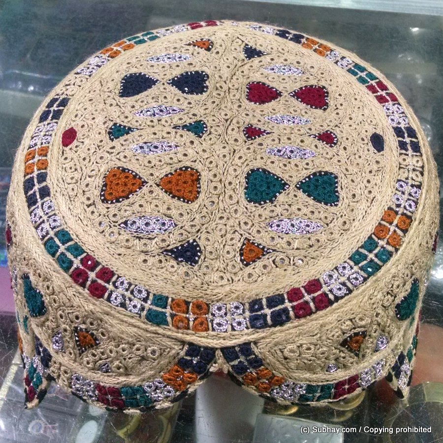 Yaqoobi Tando Adam / Zardari Sindhi Cap / Topi (Hand Made) MK-272